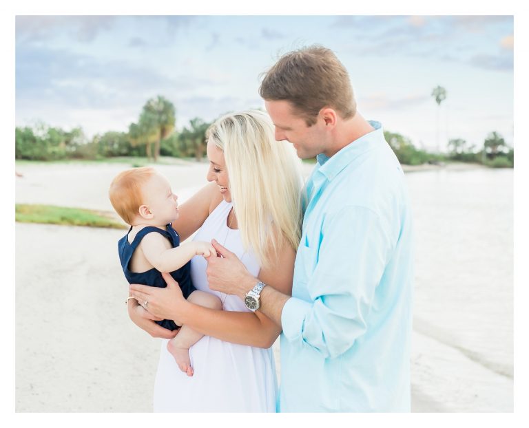 Sunset Family Session on Davis Island Florida