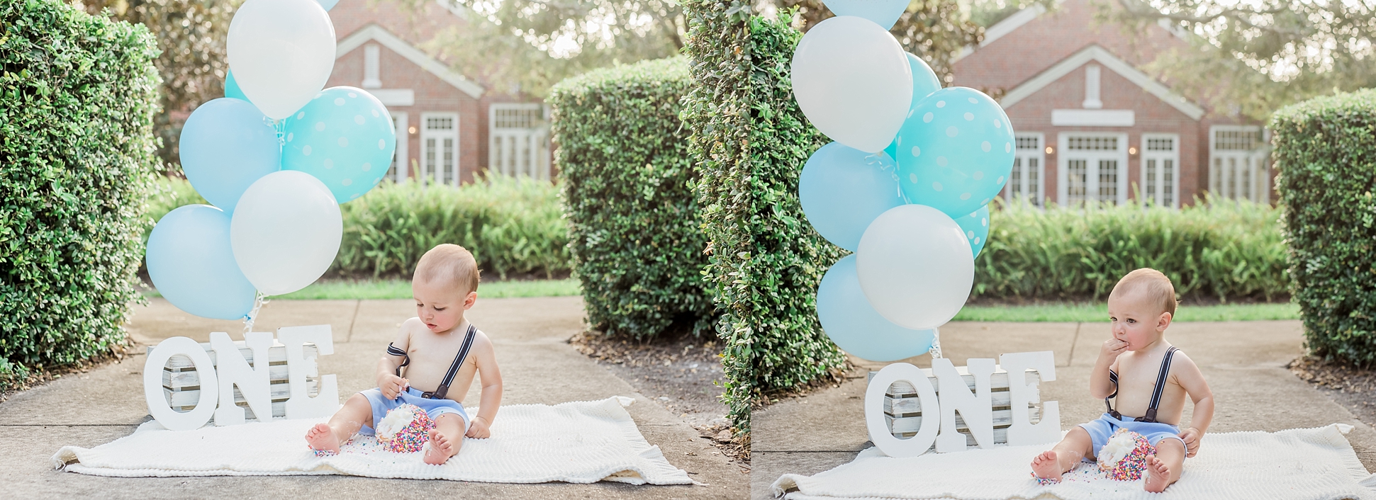 South Tampa First Birthday Milestone Portrait Session