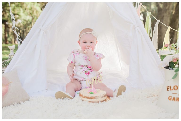 South Tampa Boho Cake Smash Session